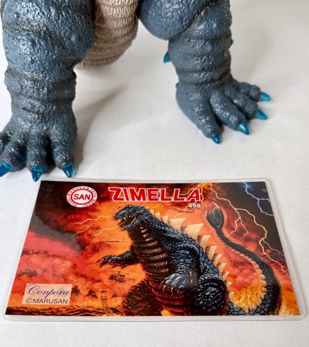 Marusan 11” Zimella Pachi Marumon Clear Blue 1962 Godzilla Style