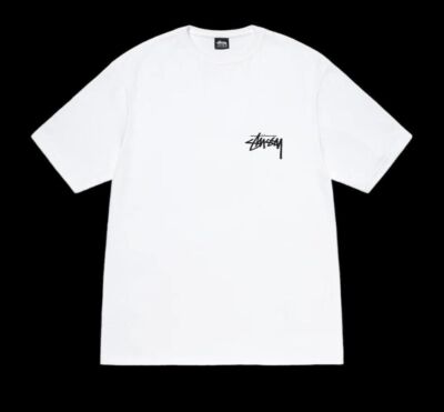 Stussy Plush Tee White SS23 Men's Sizes Brand New | eBay