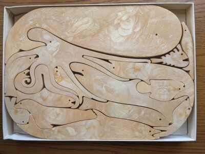 Enzo Mari 16 Pesci Danese Milano - sea creatures vintage MCM art