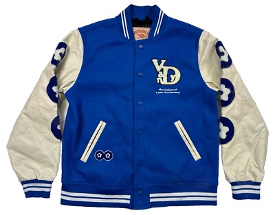 VANDY THE PINK Varsity Jacket Men's Small Blue Lightweight Jacket