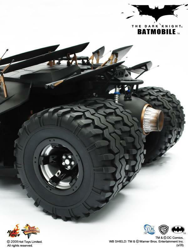 used Hot Toys 1/6 Batman The Dark Knight TDK Batmobile Tumbler