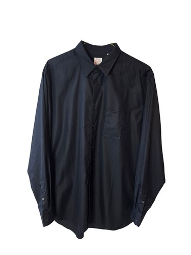 Y's for men YOHJI YAMAMOTO Linen Cotton Casual Shirt Size L Black