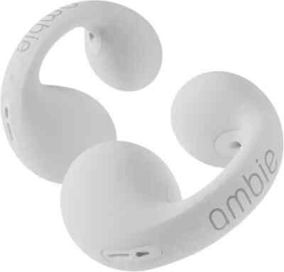 AMBIE SOUND EARCUFFS AM-TW02 WHITE OPEN-EAR WIRELESS EARPHONE