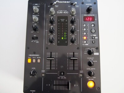 Pioneer DJ DJM-400 Black 2-channel Effects Audio Mixer DJM400