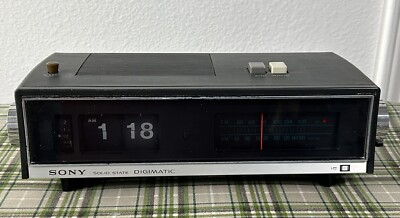 Vintage Sony Digimatic TFM-C590W AM/FM Clock Radio, Works, Very