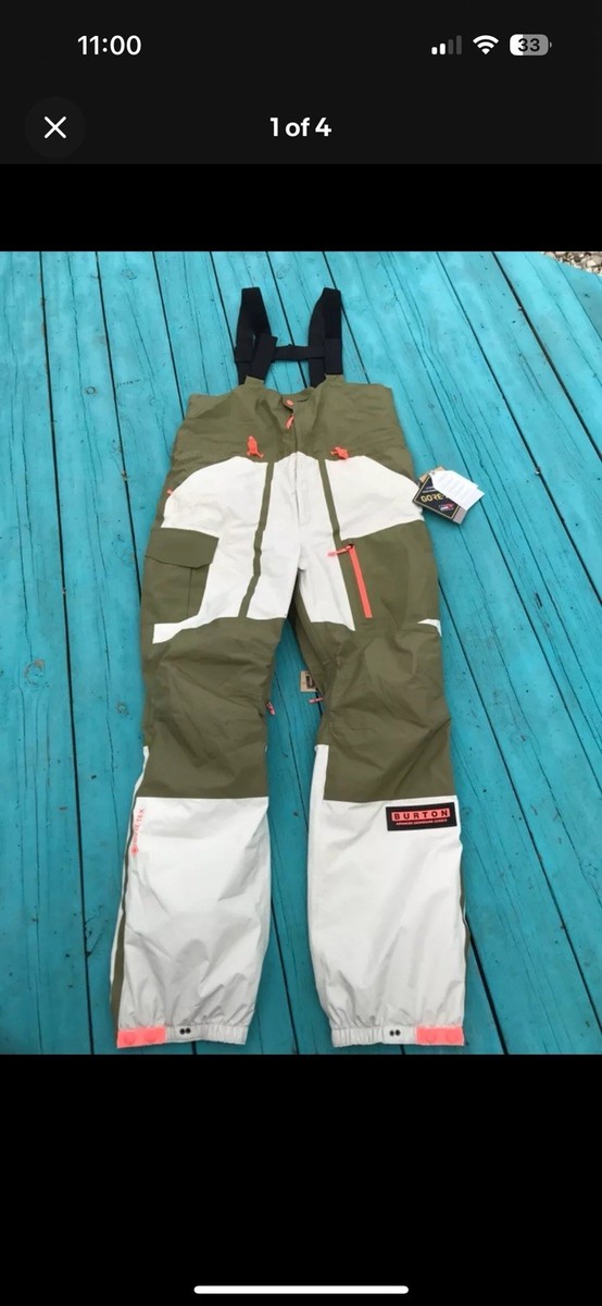Burton BREAKER PANTS GORE-TEX 2L snowboard ski winter bib. Men's