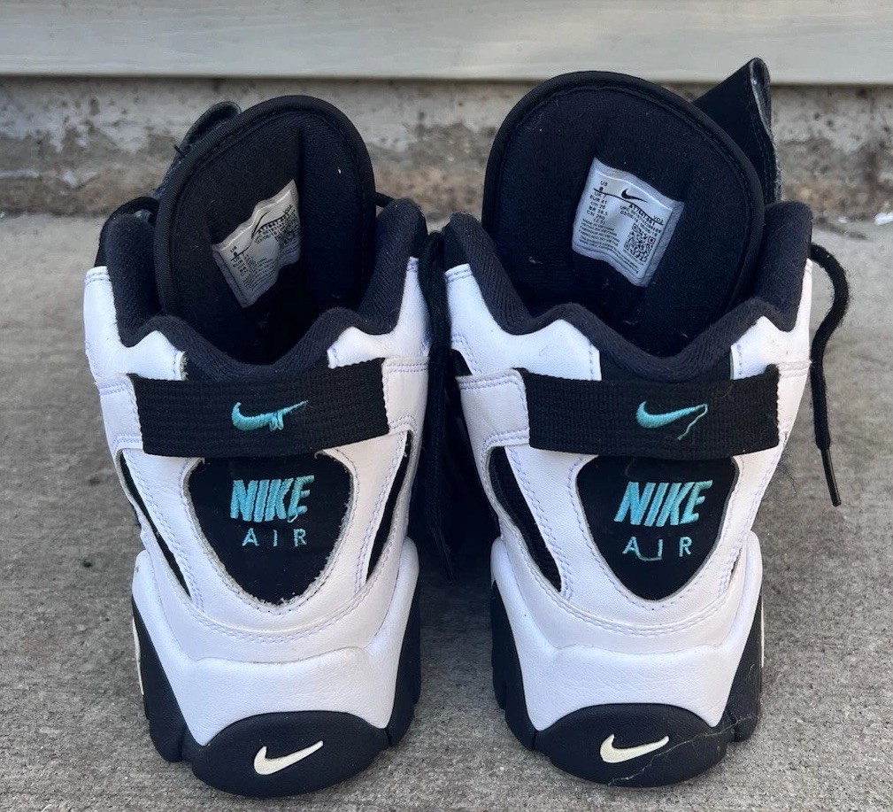 Nike Air Barrage Mid Men's Black White Cabana Size : 8 | eBay