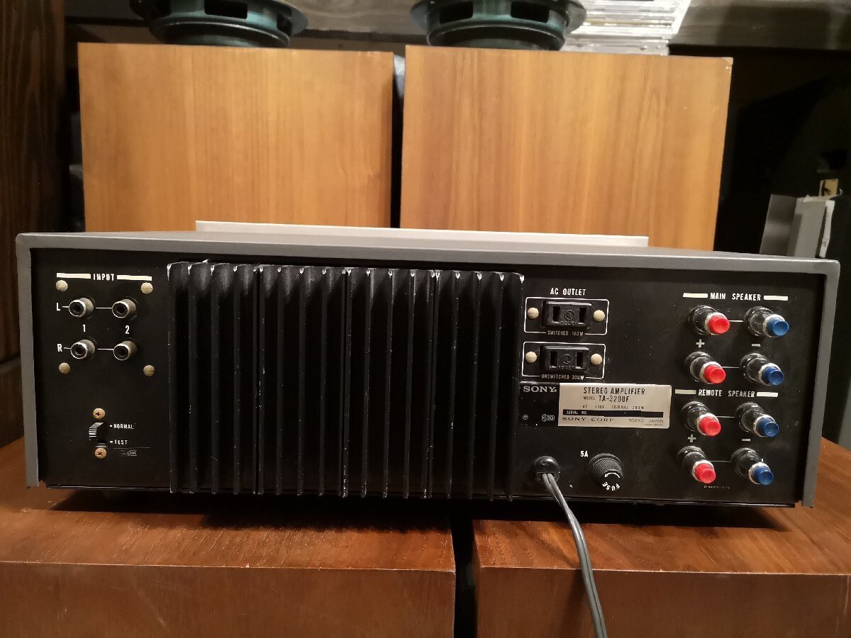 Sony TA-3200F 100Watts Per Channel Power Amplifier Confirmed