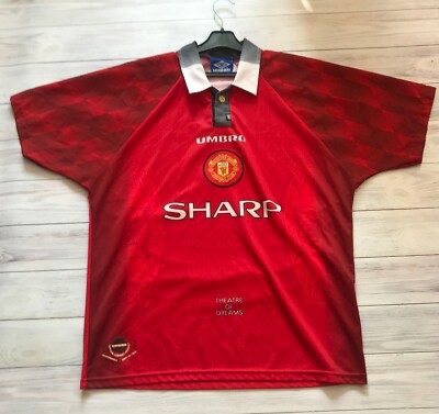 Manchester United 1996 - 1998 Home football shirt jersey Umbro