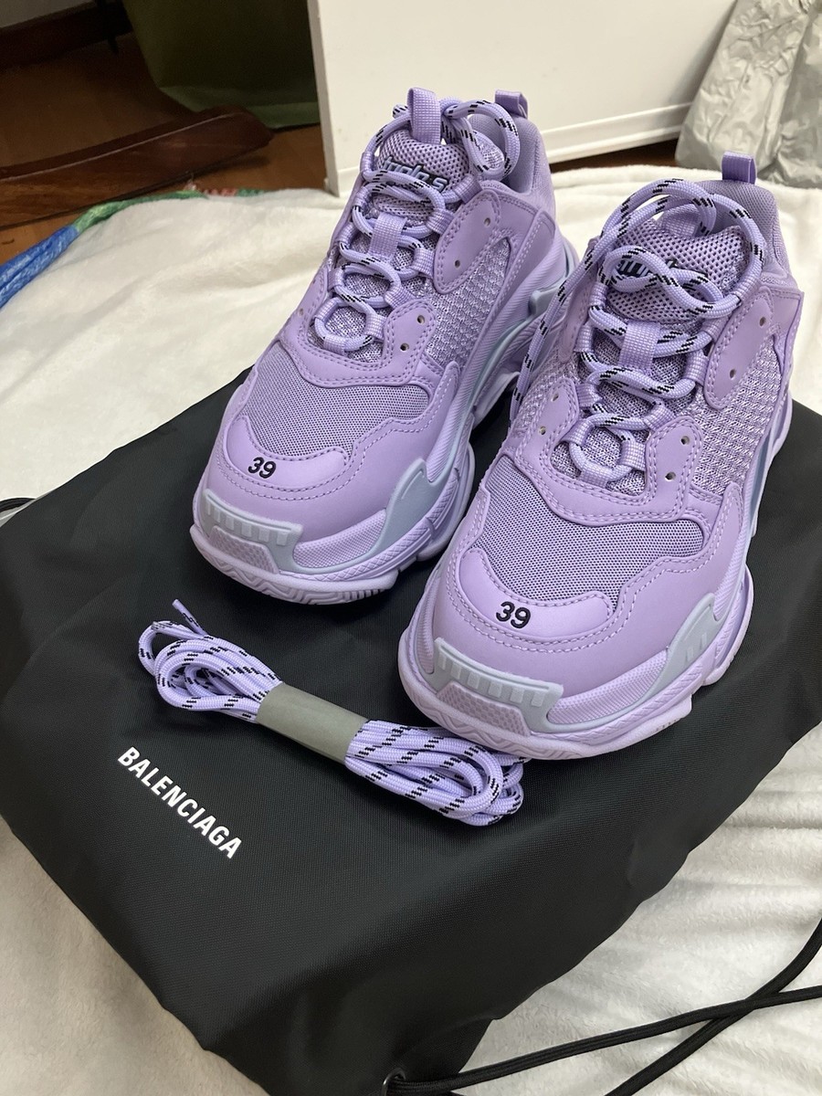 Balenciaga Triple S Sneakers Color Lila Size 9 | eBay
