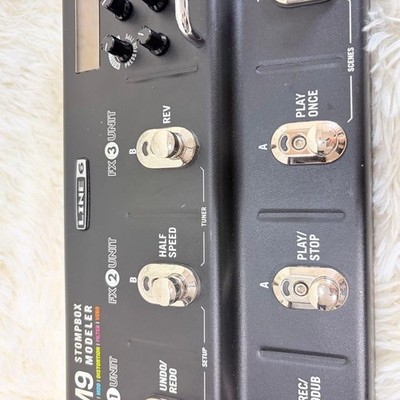 Line6 M9 Stomp box Modeler multi effects Complete Accessories Good