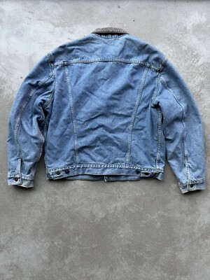 90s Levi's Blanket Denim Jacket Like Detroit Carhartt | eBay