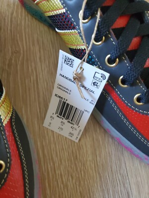 ADIDAS X S.E.E.D. Handball Spezial 'Scarlet Gold Paint Splatter