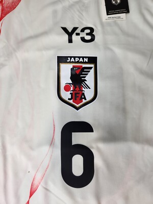 Japan 2024 Y-3 Away Authentic Heat.Rdy Jersey White NEW M-XL Endo