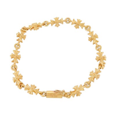 Chrome Hearts Tiny E CH Plus Bracelet 11LINK 22K Unisex CHROME