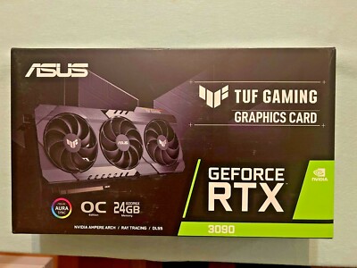 ASUS TUF Gaming GeForce RTX 3090 OC 24GB GDDR6X Graphics Card for