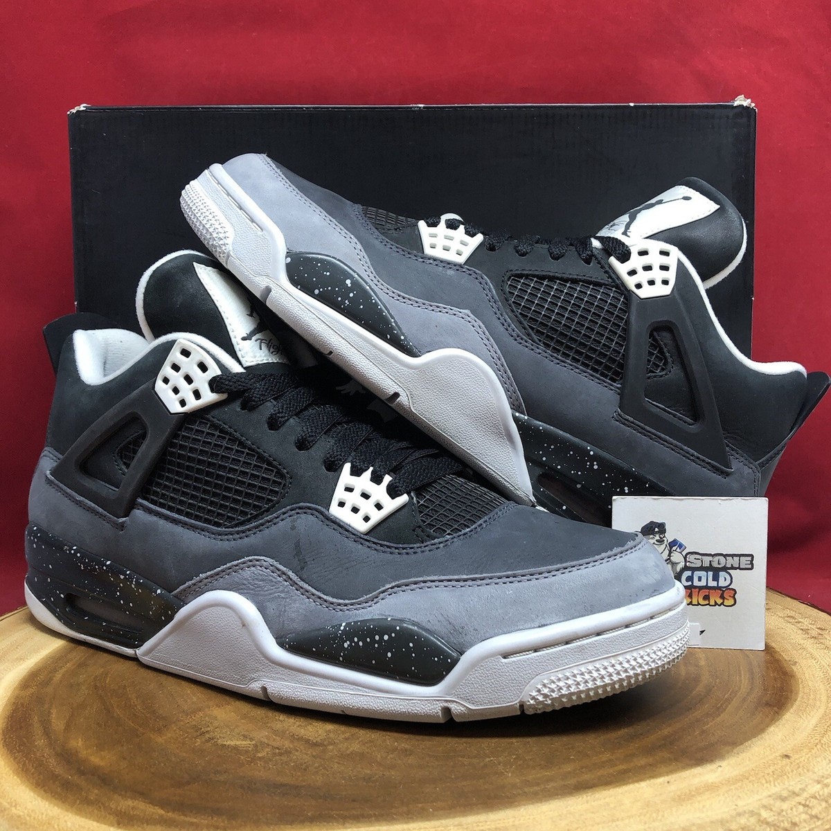Nike Air Jordan 4 IV Retro Fear Pack Cool Grey Size 9.5 626969-030