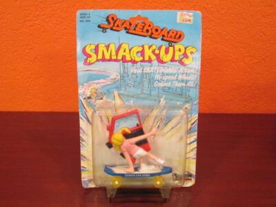 Vintage 1986 80s Playtime Skateboard Smack-ups Patty Plate Glass