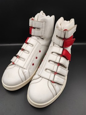 Rare DIOR HOMME AW08 Kris Van Assche Sneakers B107 White Leather