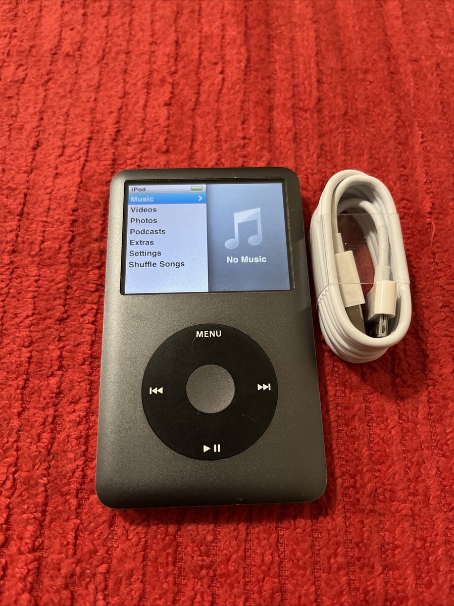 Apple 良品 稀少 Apple ipod classic 160GB シルバー MC293J A1238 1円