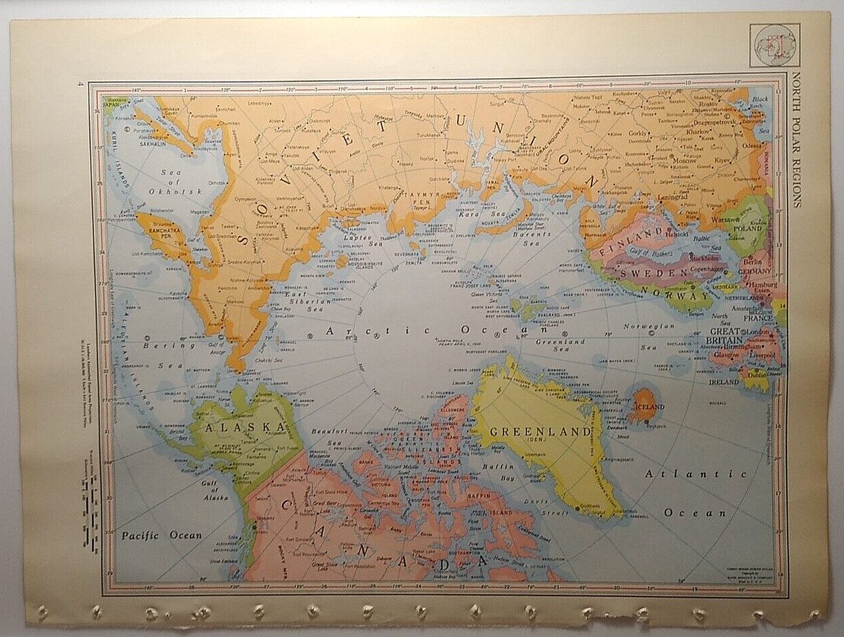 1950年頃 海外 外国 いろいろ ヴィンテージ旅行ガイド 地図