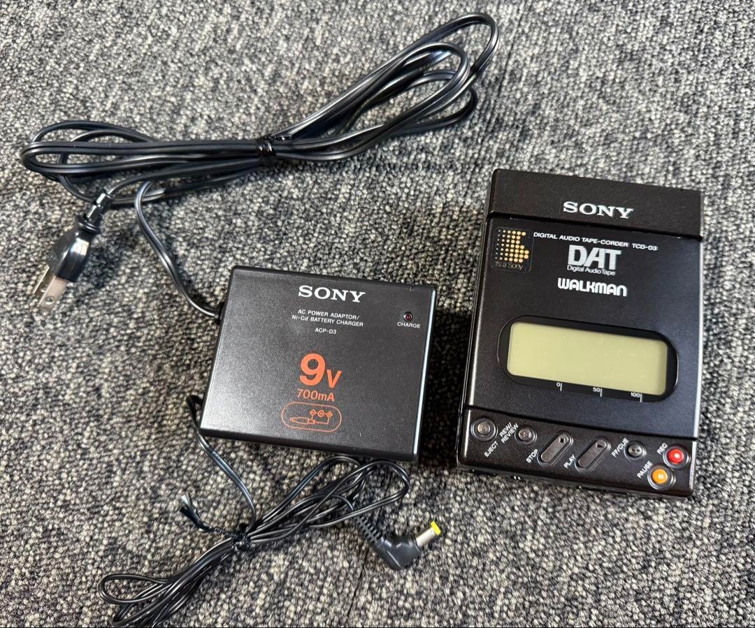 SONY TCD-D3 DATレコーダー、ジャンク SONY DAT ウォークマン TCD-D3