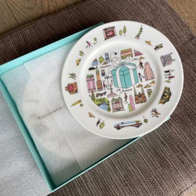Tiffany & Co Tableware Dish 5th Avenue 19cm Dessert Plate Set of 2