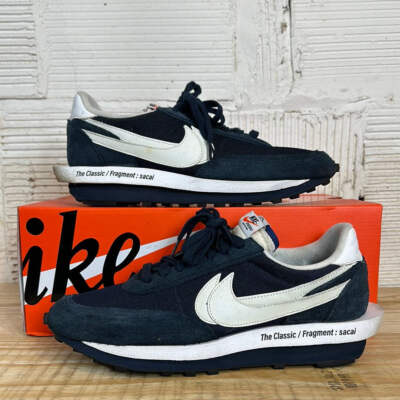 Nike LD Waffle SF sacai Fragment Blue Void Size 14 Pre-owned