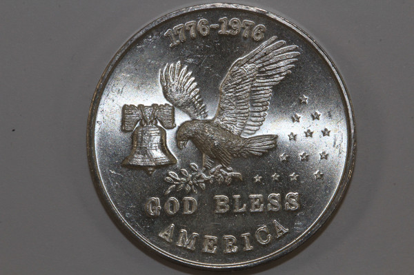 1 Troy Ounce Silver Tri-State Refining Round 1776-1976 God Bless