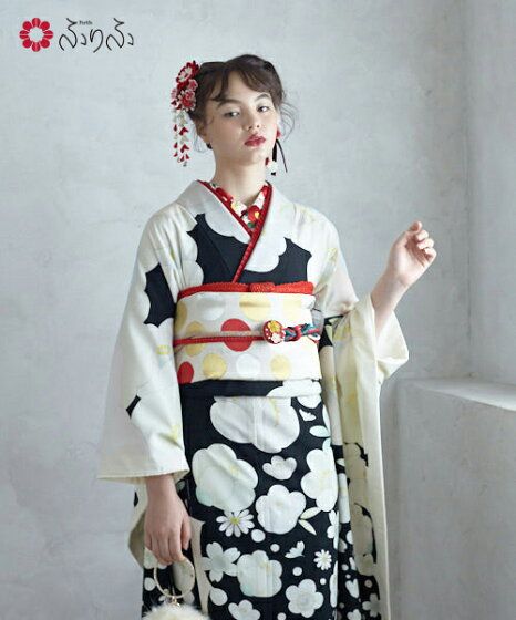 楽天市場】【セール50%オフ】単品 振袖「しんしん雪うさぎ」公式