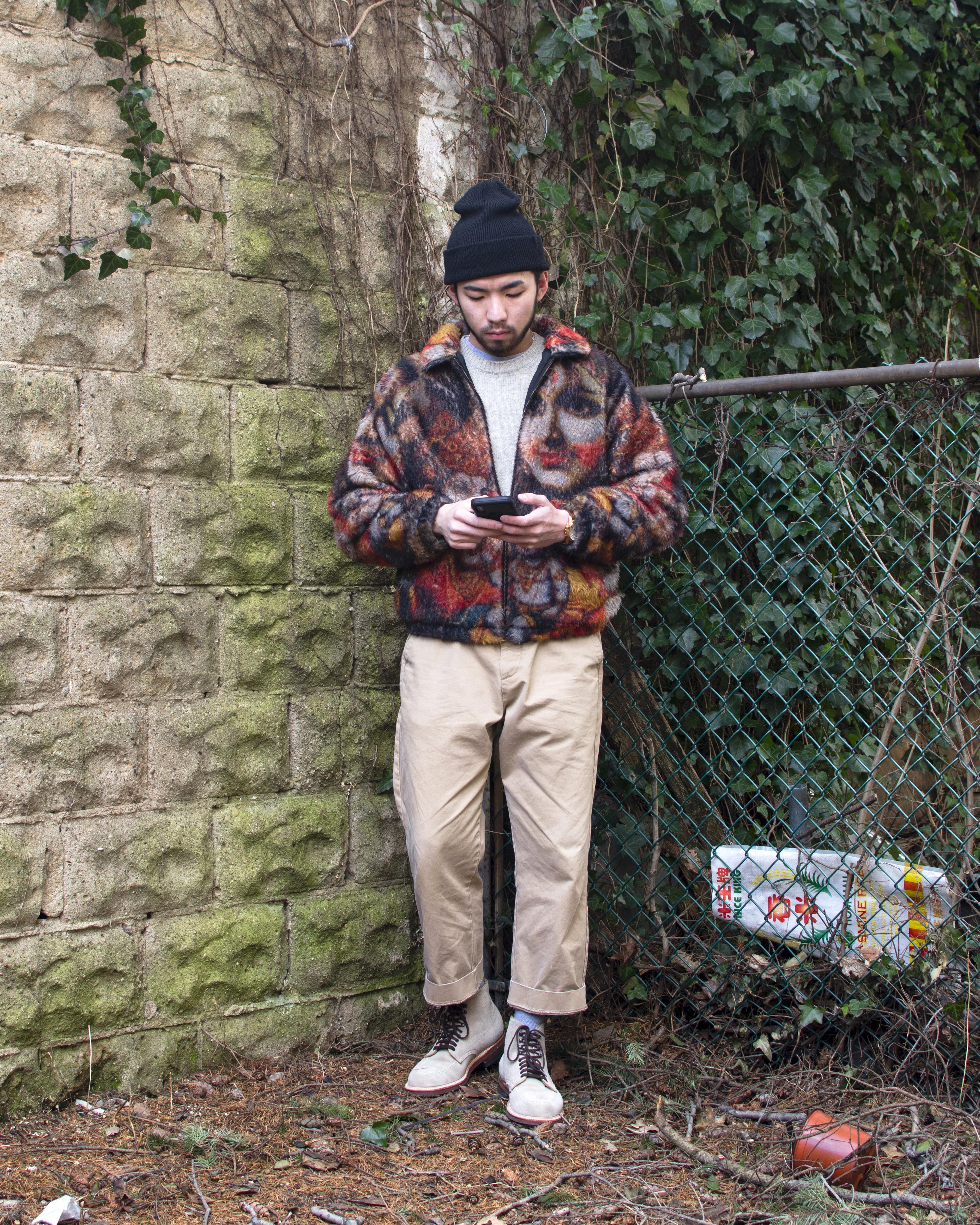 FW19 Ganesh Faux Fur.. One of my fav jackets. - ft Alden Indys in