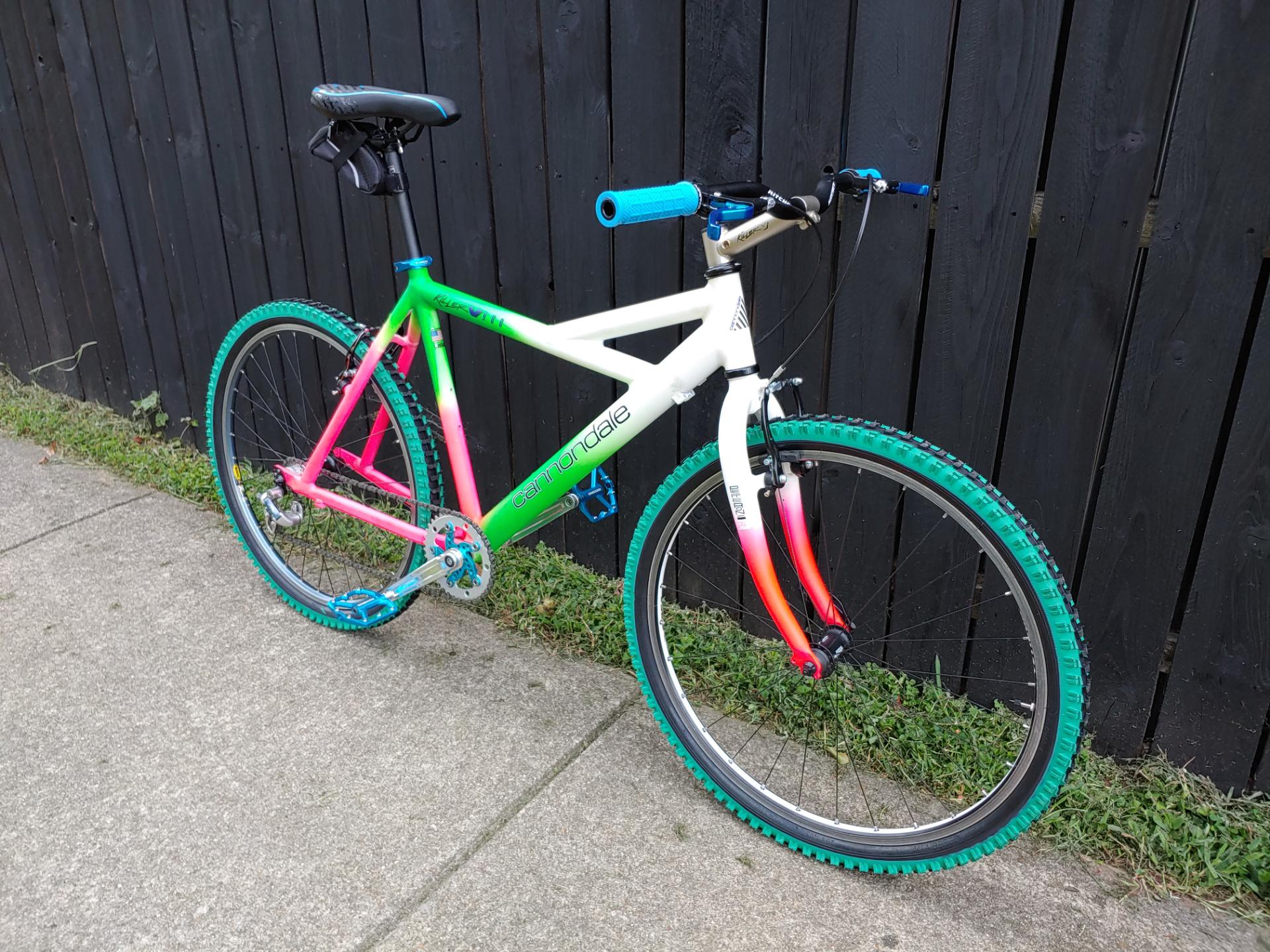 1994年製のCannondale Killer-V900を、eBayのフレームからレストアした