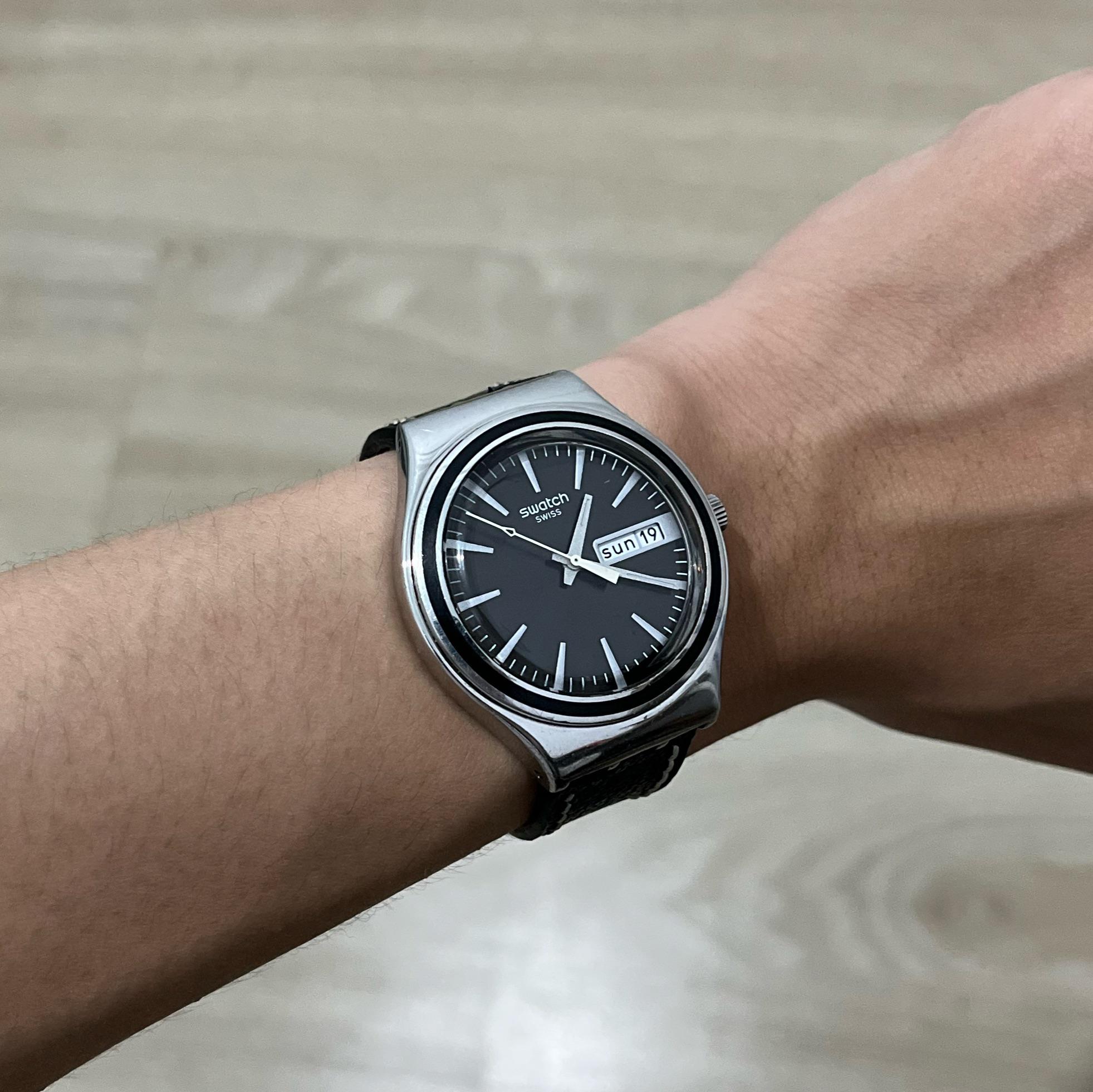 Just acquire the most serious looking swatch! : r/swatch