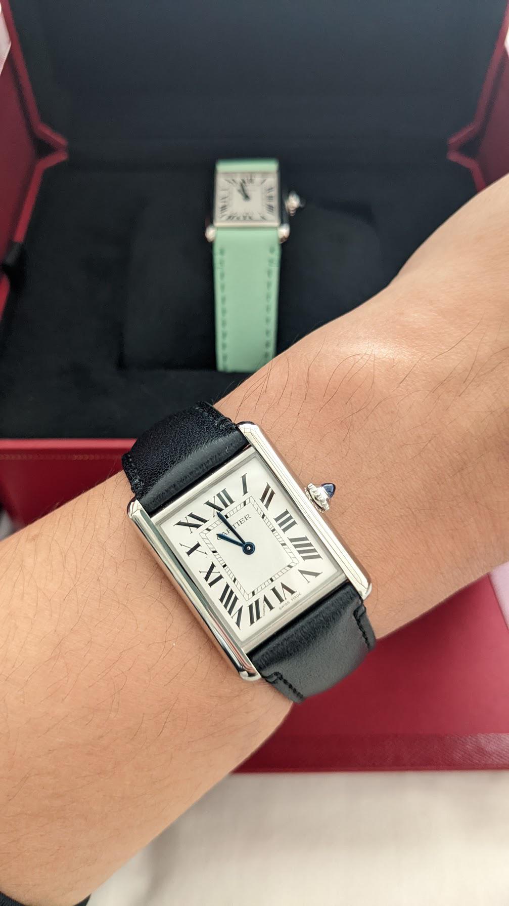 Cartier] タンク マスト ソーラービート - 1年かけて作ったんだね