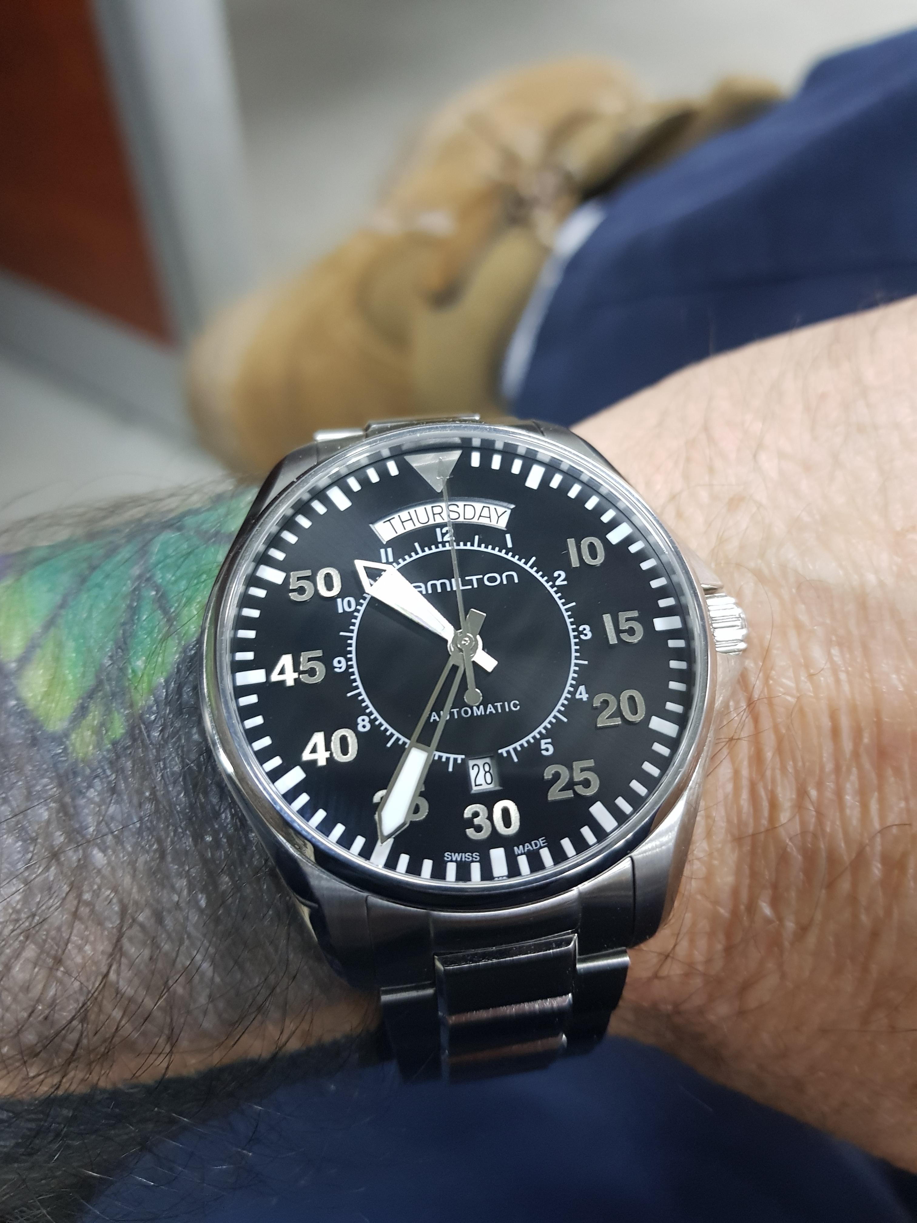 ハミルトン カーキ アビエーション パイロット デイデイト