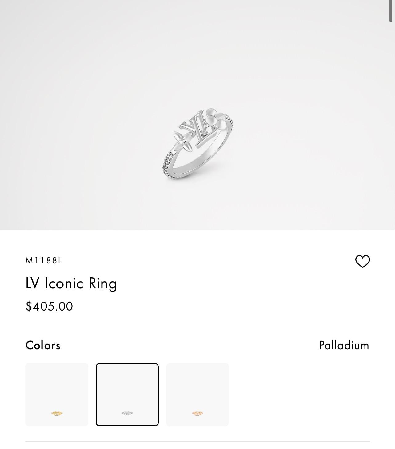 LVのアイコニックリングって、買う価値あると思う？みんなの意見聞かせ