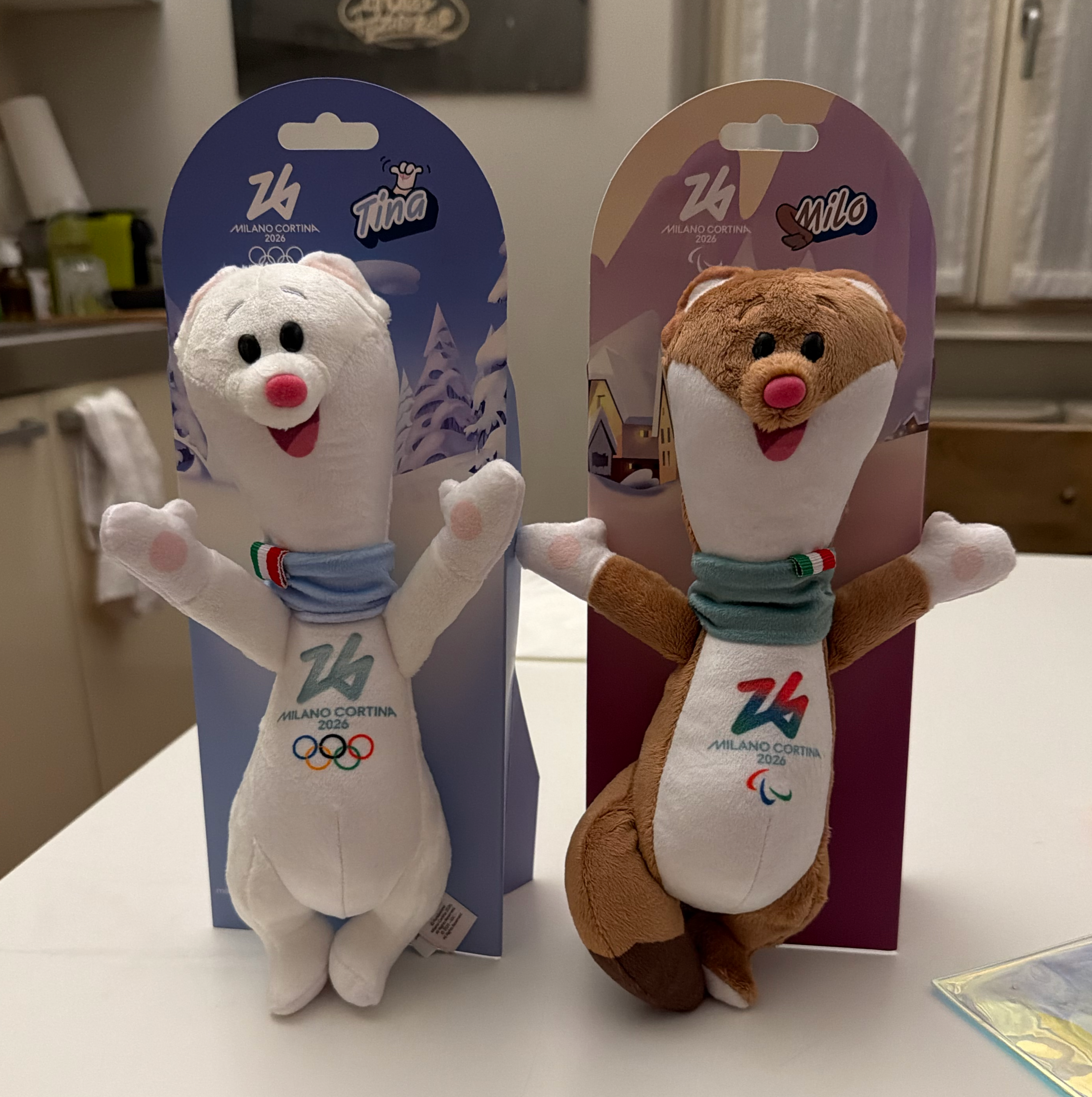 Tina ぬいぐるみ 27cm ミラノ・コルティナ ティナ ミロ 2体セット