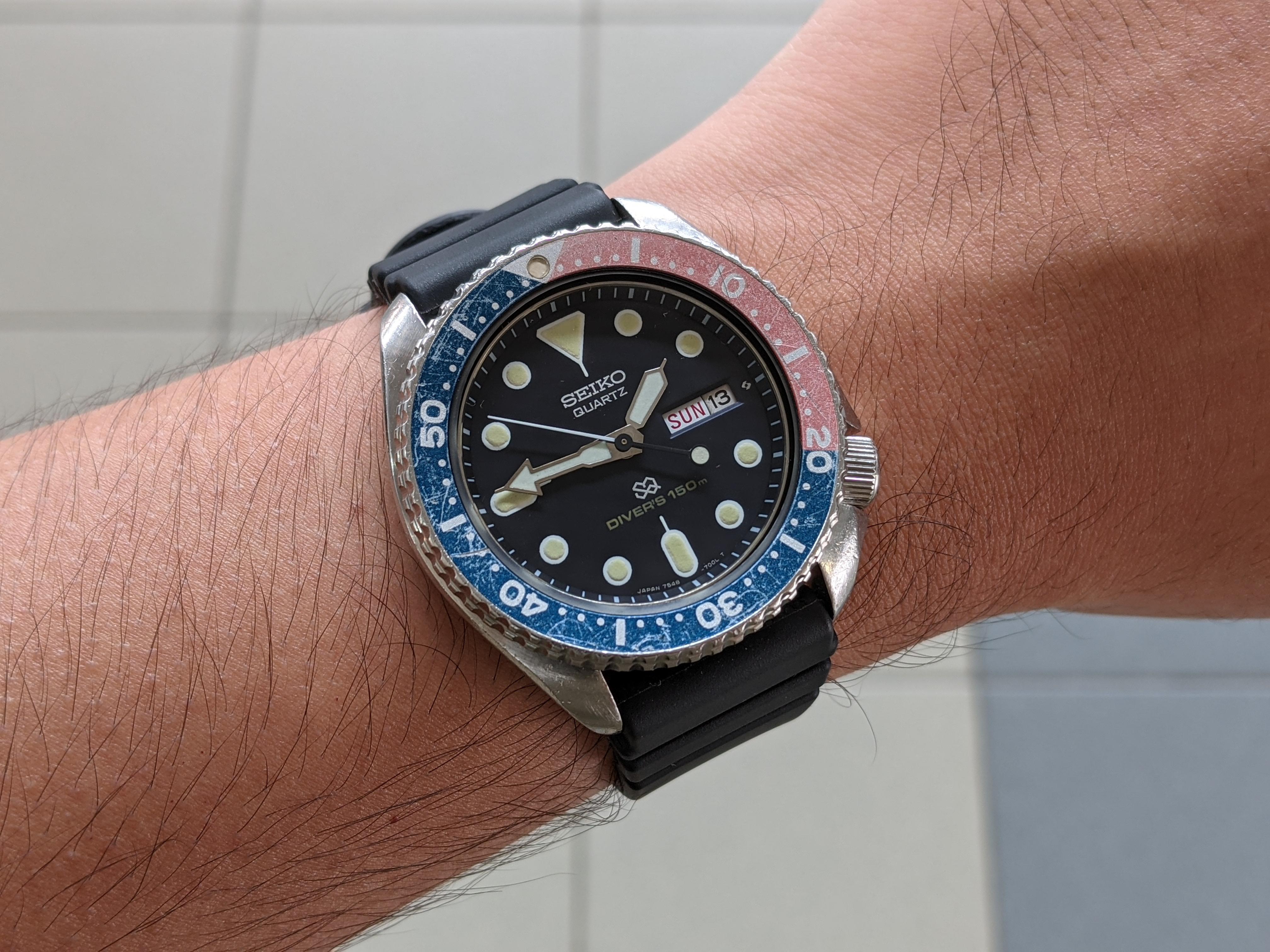セイコー] 1980年製の7548-700Bペプシダイバー : r/Watches