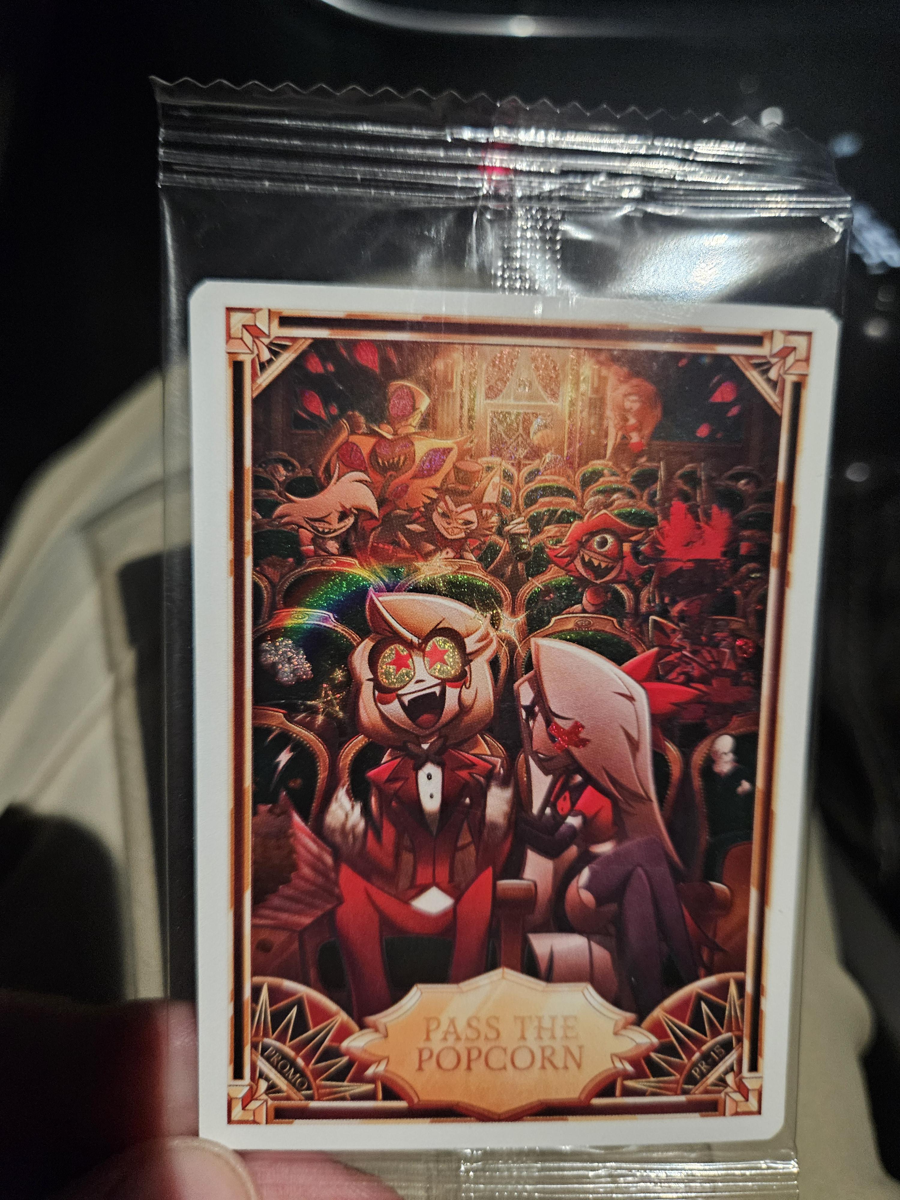 The card I got from the Singalong event : r/HazbinHotel