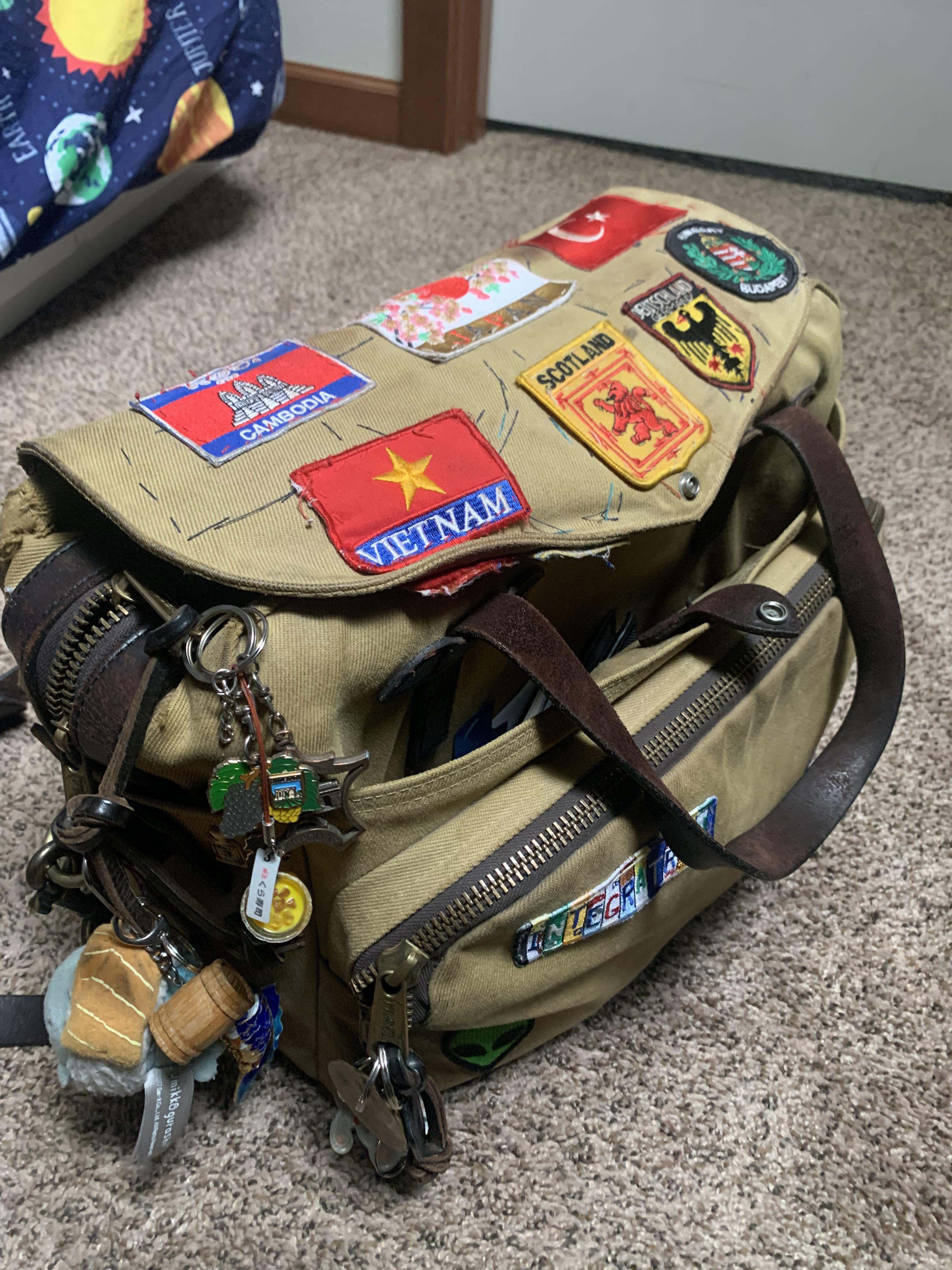 Padded Computer Bag from 2012. Everywhere I travel, I take my