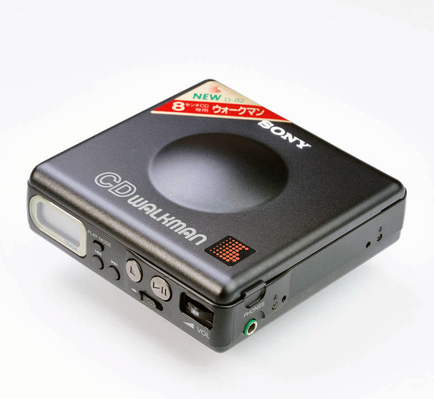 The Sony CD Walkman D-82 is one of the smallest portable CD