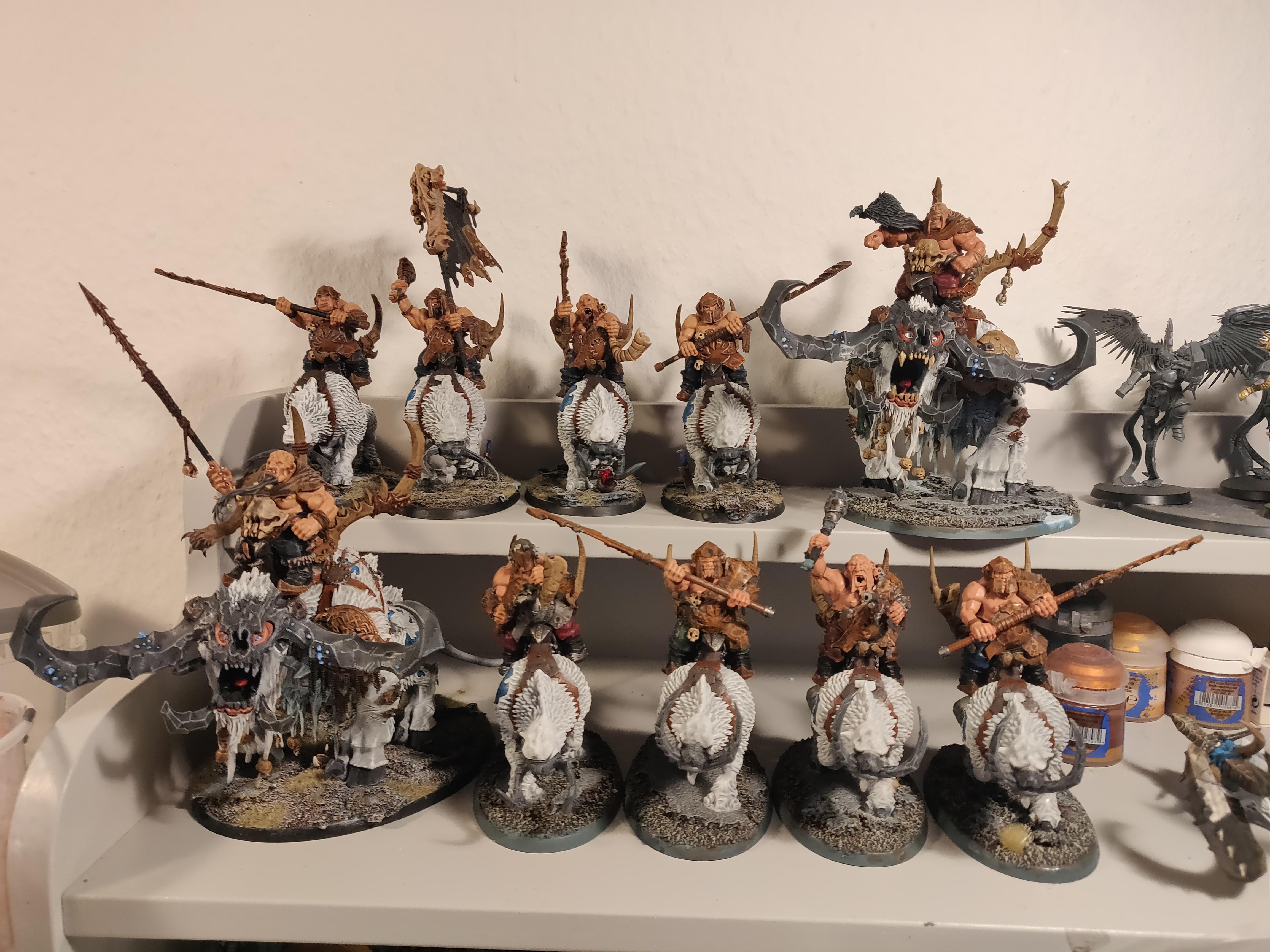 My Beastclaw Raiders! Still some work left, but they look menacing