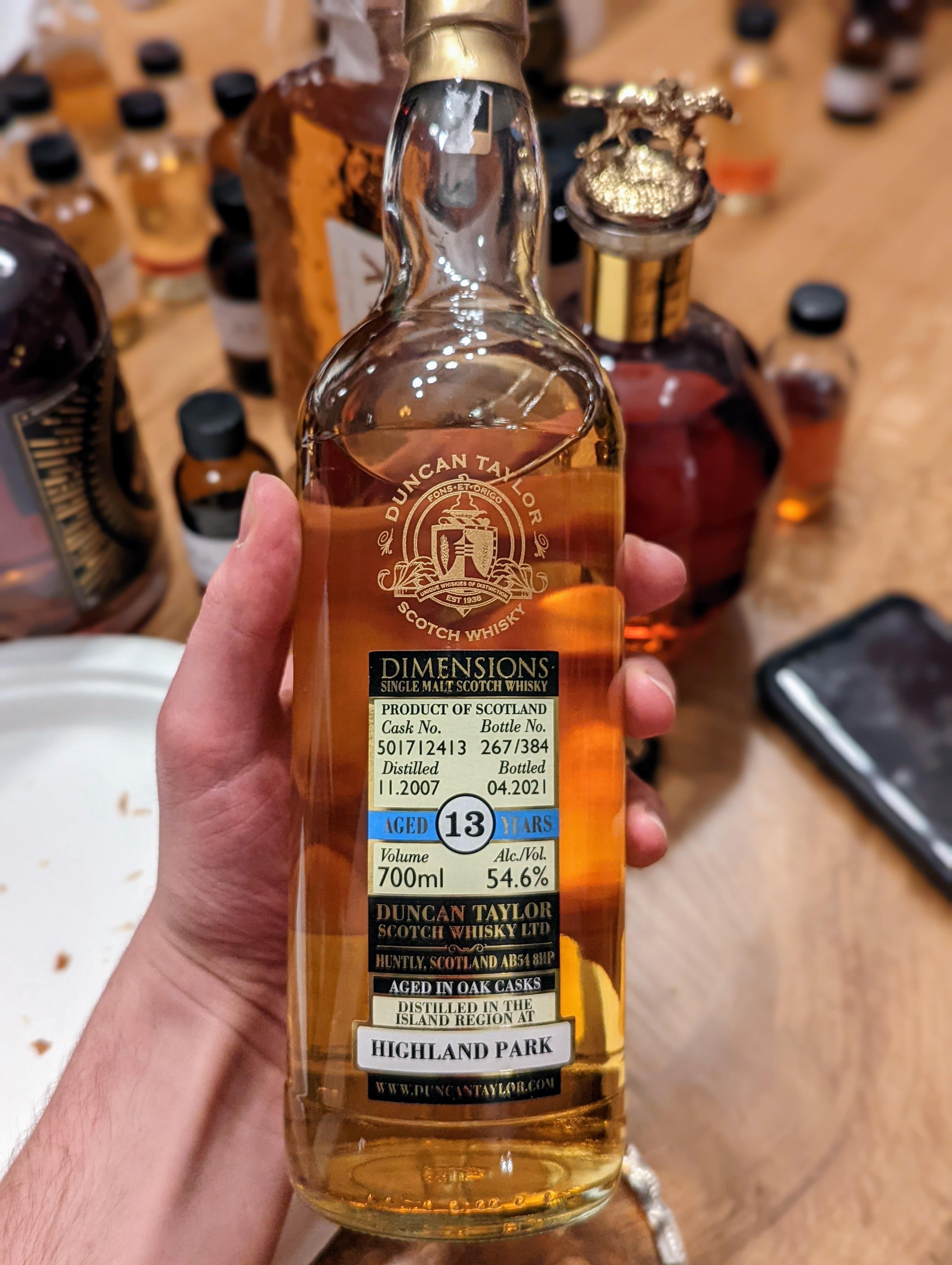Review #721 - Highland Park 13 2007 Duncan Taylor Dimensions : r