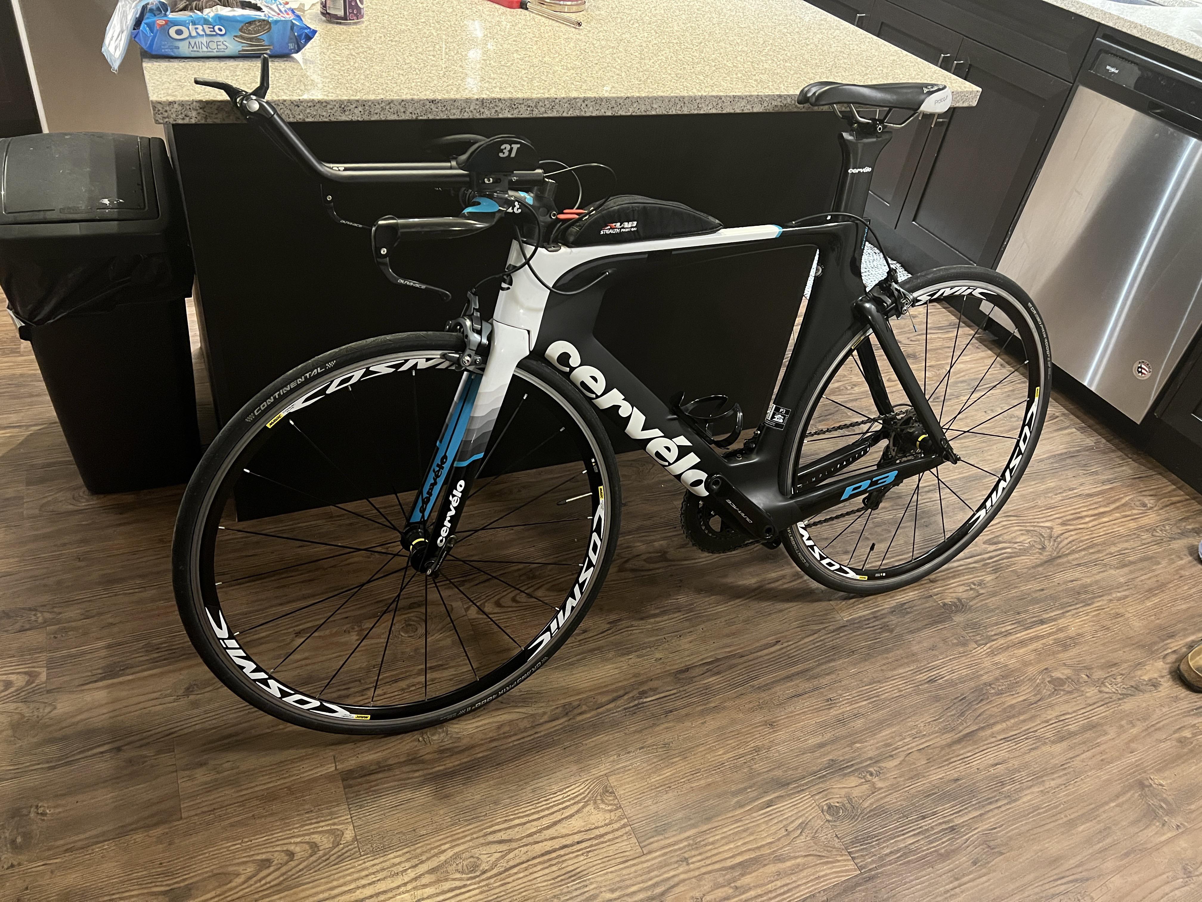 新しい相棒、2018年式の Cervelo P3！マジで嬉しい。初の