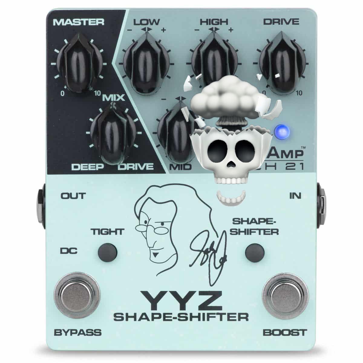 ベース TECH21 YYZ SHAPE-SHIFTER sansamp Tech 21 YYZ Geddy Lee