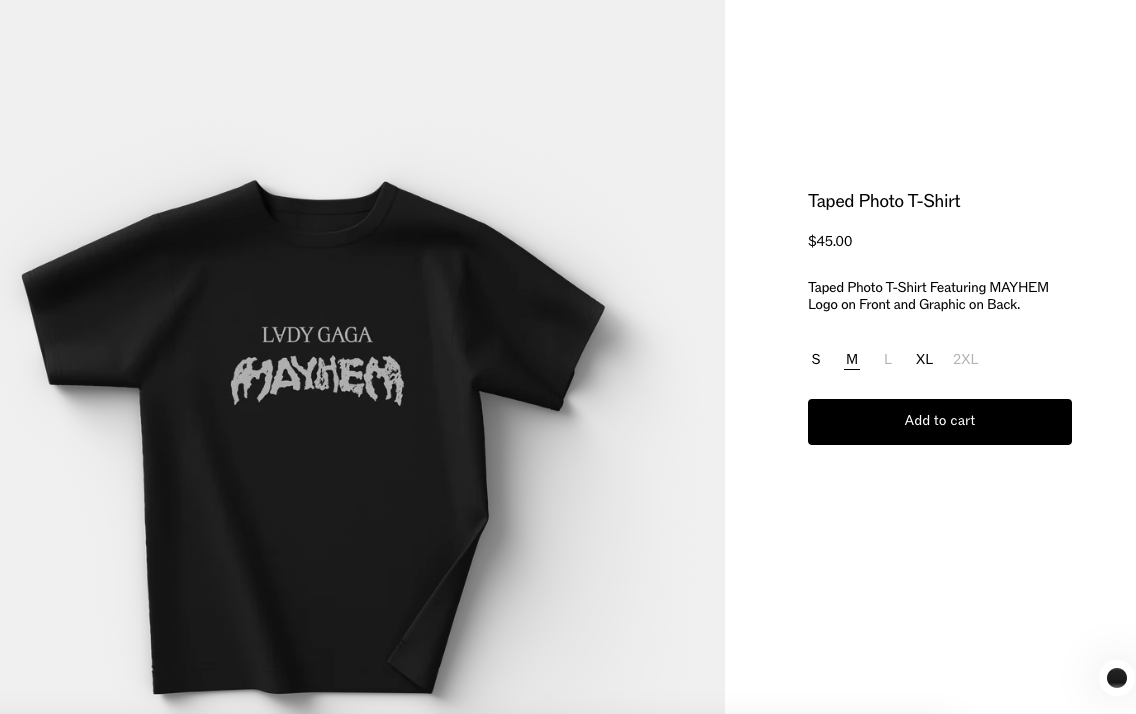 Lady Gaga US Store Size Chart? : r/LadyGaga