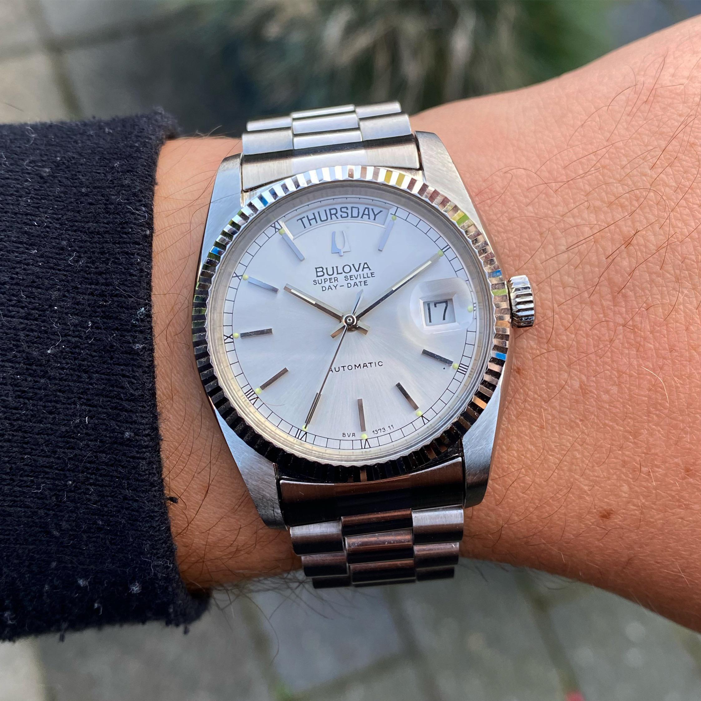 Bulova] スーパーセビル デイデイト : r/Watches