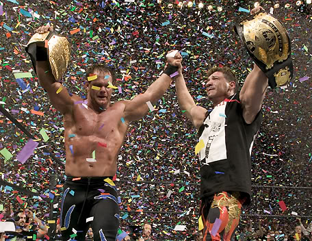 16 years ago today, Chris Benoit & Eddie Guerrero in the same ring