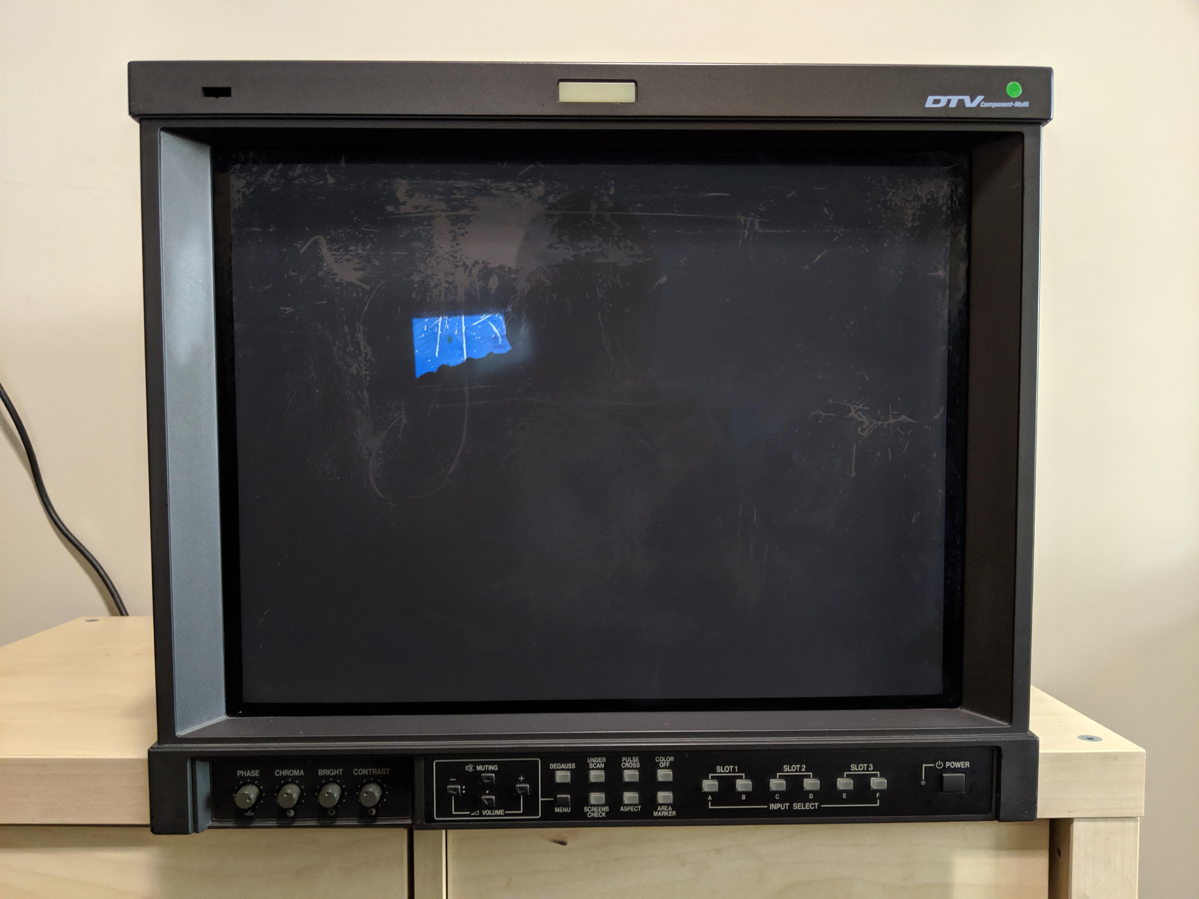 Bought a JVC DT-V 1710CG and had some questions about sync and the