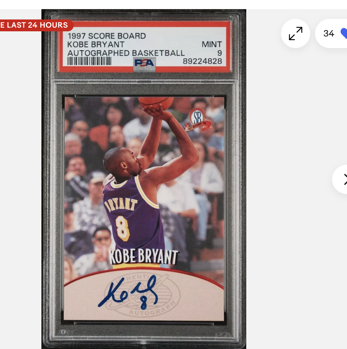 1997 Score Board コービー・ブライアント直筆サイン : r/basketballcards